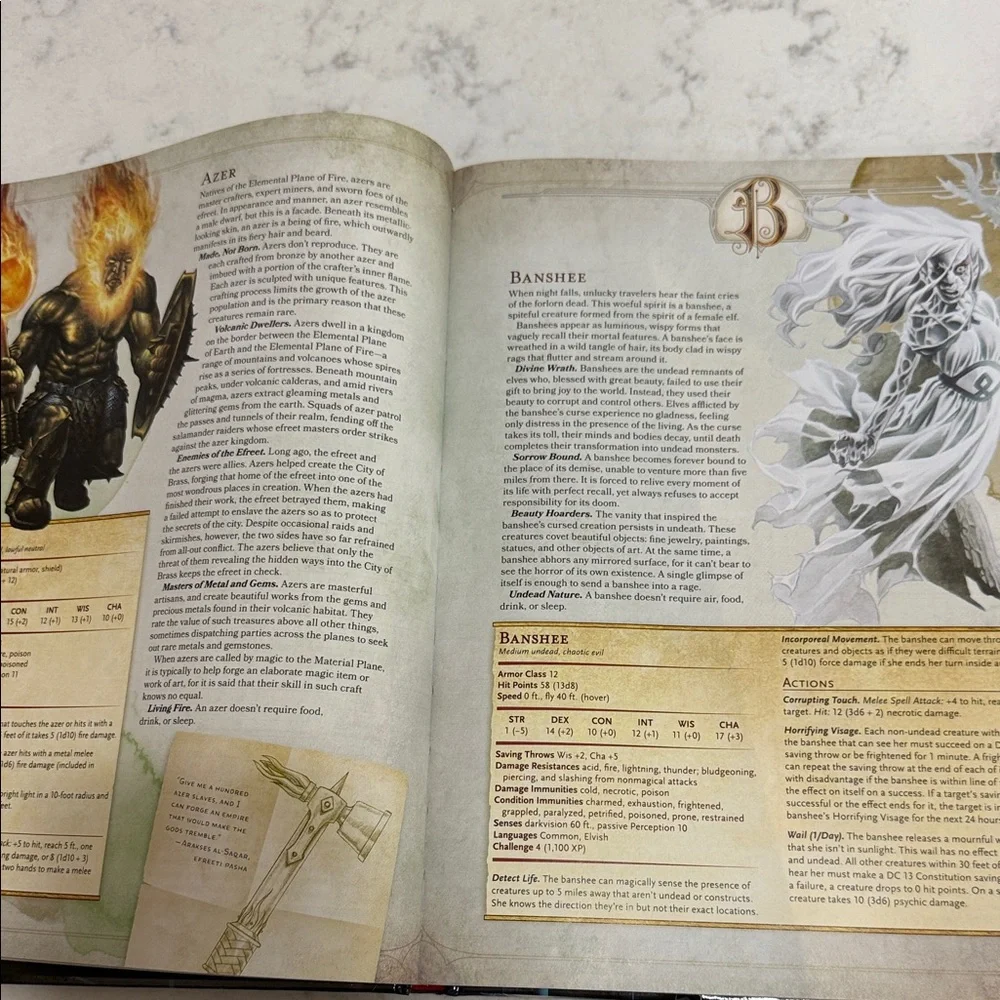 Hardcover Dungeons and Dragons Monster Manual 2014